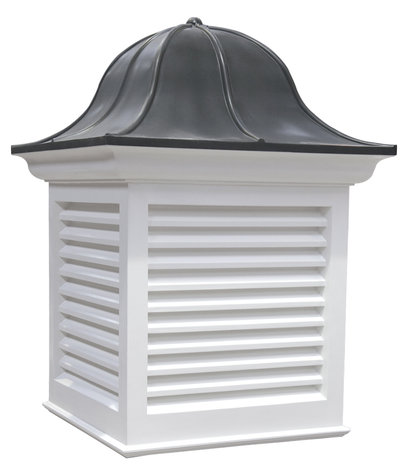 Wessex GRP dovecote tower with OG curved replica lead roof - 70107
