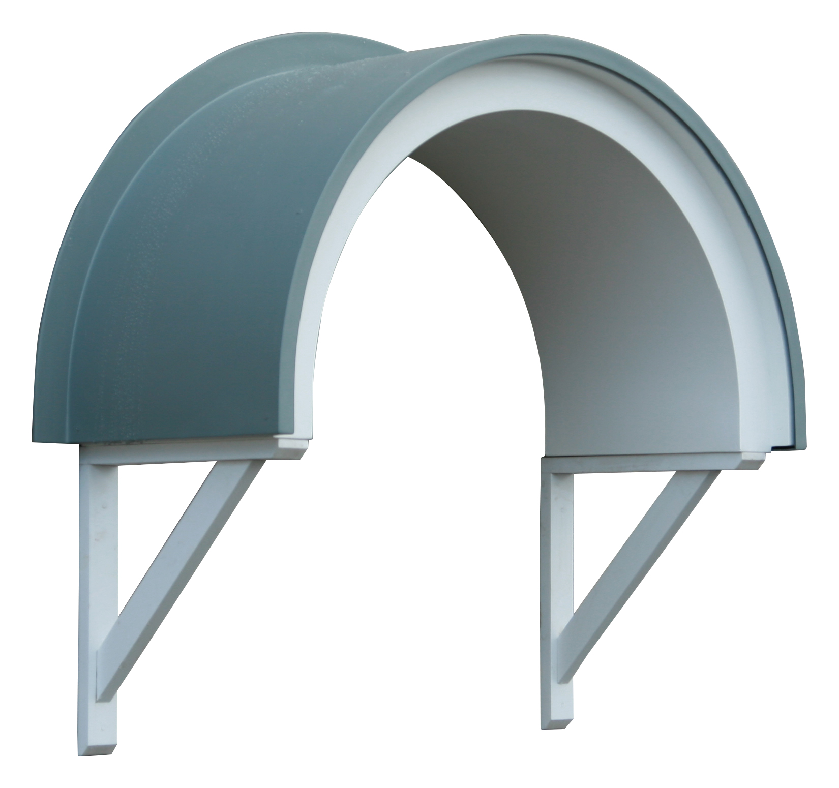 Hamble replica Lead Curved Roof Canopy 756x1390