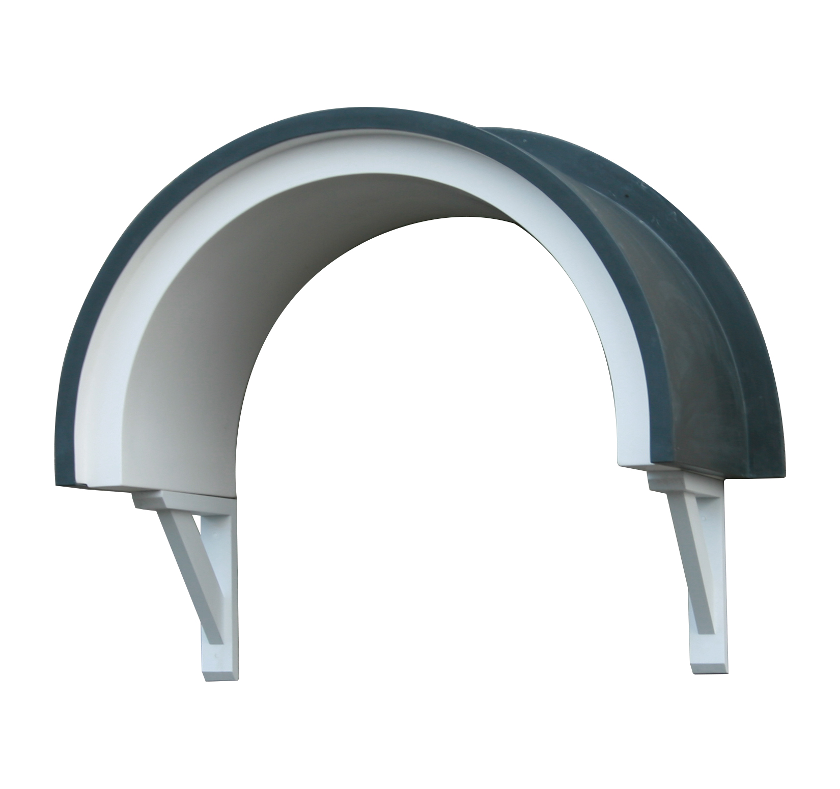 Lacock Replica Lead Curved Roof Entrance Porch Canopy 600 x 1180mm